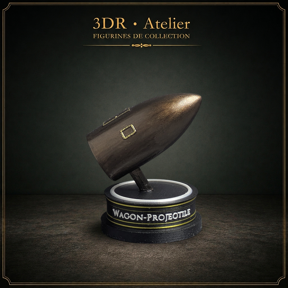 Wagon-projectile – De la terre à la lune